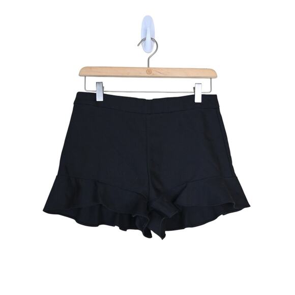 Zara Trafaluc Collection Women's M Black Ruffle Shorts - Picture 1 of 7